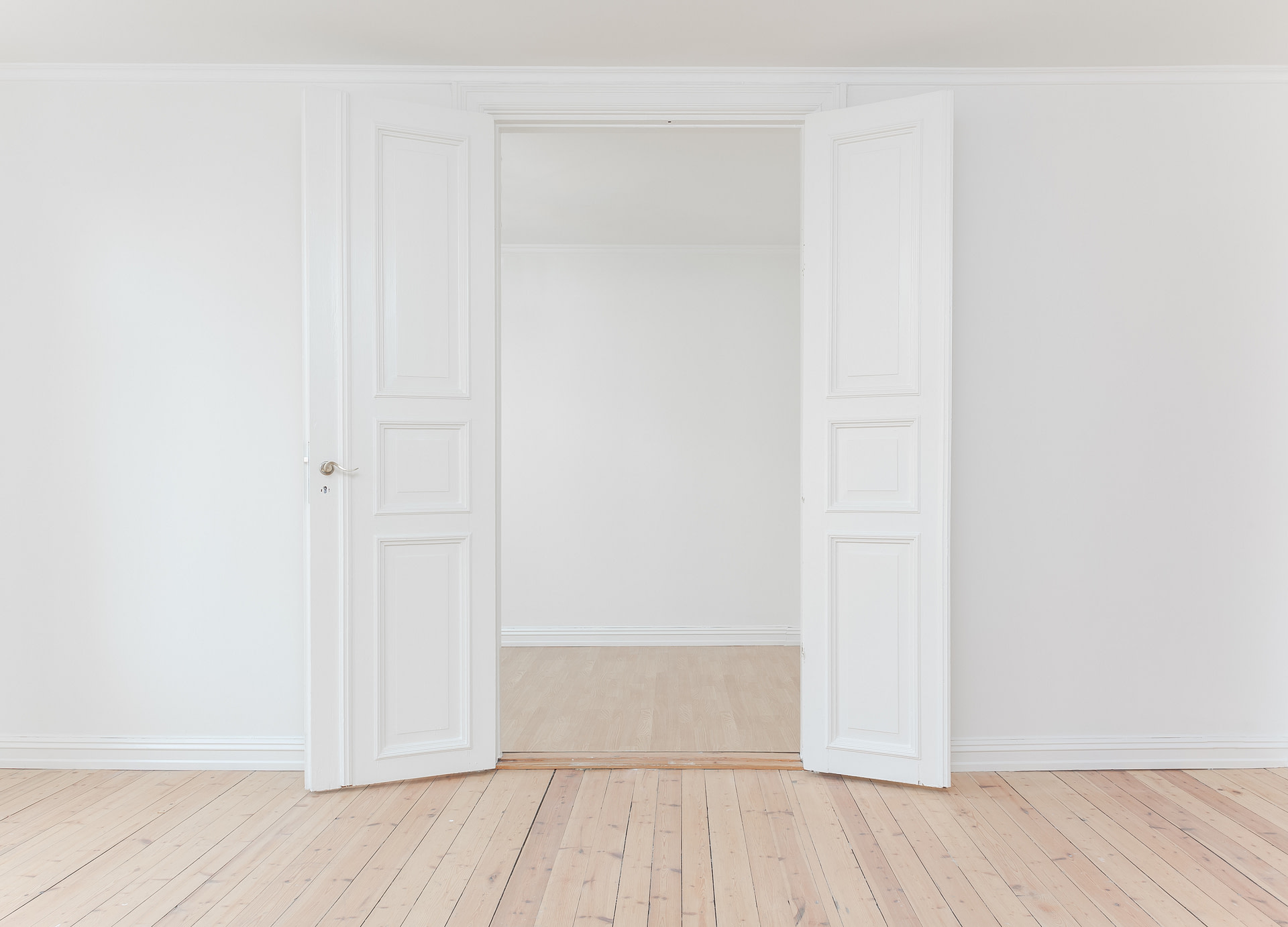 woning zonder meubels en spullen